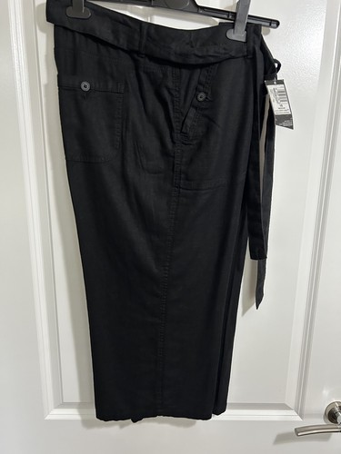 Ladies linen crop - ladies,