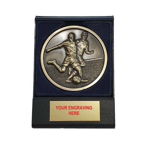 X10 football medal - football, in