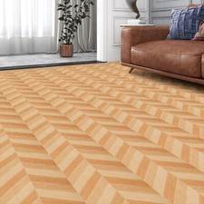 12pcs PVC Wooden Effect Wall Floor Tile Sticker Self Adhesive Panels 30x30cm