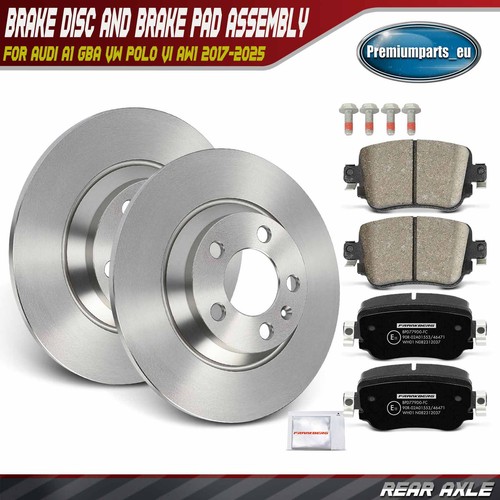 Rear brake discs - rear, pads