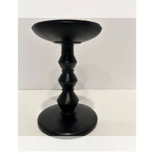 Black resin pedestal - black, stand