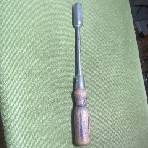 Wood handled a - 0, nut