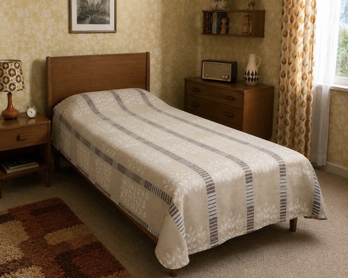 Vintage vantona bedcover gold - vintage,