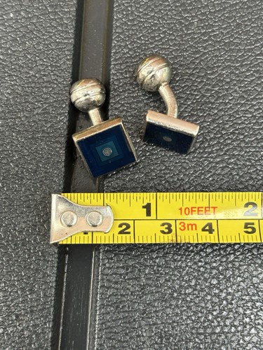 Duchamp cufflinks enamel - duchamp,
