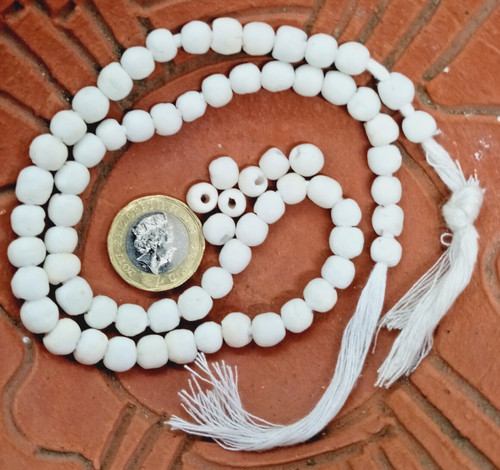 White african glass - white,