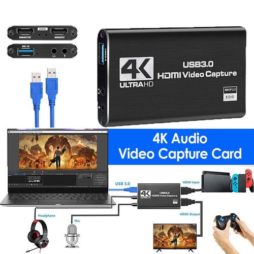Audio video capture - 4k,