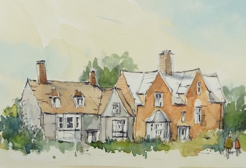 Original watercolour ink - watercolour, &
