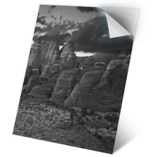 1 x Vinyl Sticker A2 - BW - Utah America USA Night Sky Landscape #43697