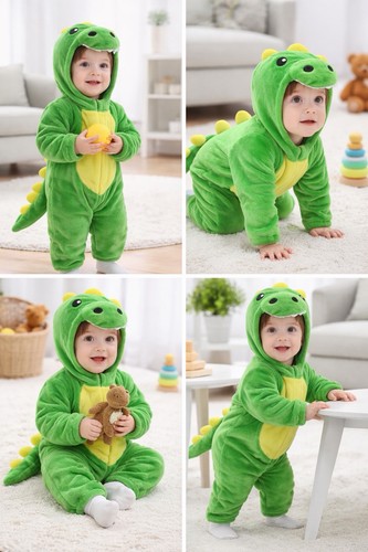 Unisex kids dinosaur costume - dinosaur,