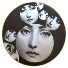 Piero Fornasetti Rosenthal Porcelain Themes & Variations Plate, Motiv 34