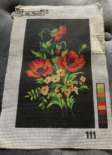 Rare vintage needlepoint