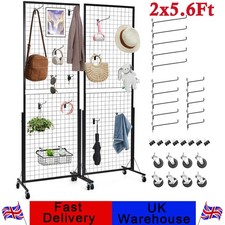 2ft x 5.6ft Movable Grid Wall