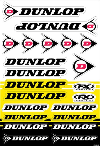 Factory effex dunlop sticker - factory,