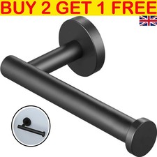 Stainless Steel Toilet Paper Holder Matte Black Toilet Roll Holder Wall Mounted