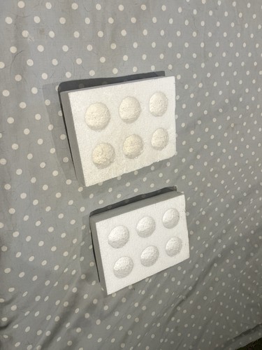 Polystyrene egg boxes hatching - polystyrene,