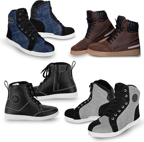 Men motorcycle sneaker boots - men's,