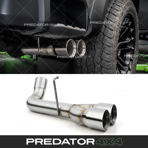 Twin side exit exhaust system - side,