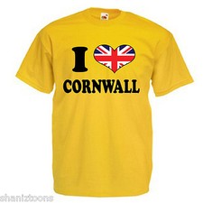 I Love Heart Cornwall Adults