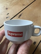 Supreme Ceramic Espresso Coffee Cup - White- Used As Display Only Piece