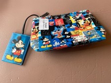 Unused Mickey Mouse Disney World Make Up Cosmetic Bag with Mirror