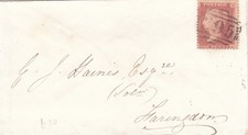 GB QV 1d red stars envelope