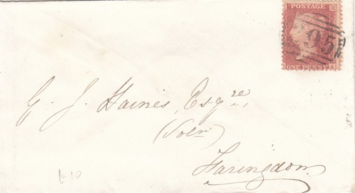 Red stars envelope - gb,