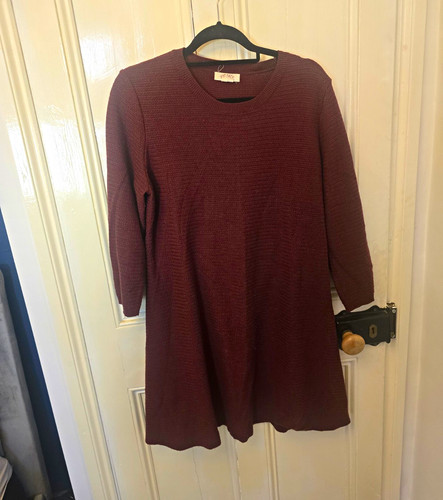 Fat face burgundy knit - 16,