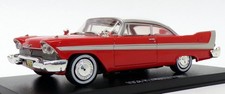 Greenlight 1/43 Scale 86529 - 1958 Plymouth Fury - Christine Red/White