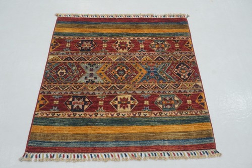 3x3 red khorjin afghan - ft,