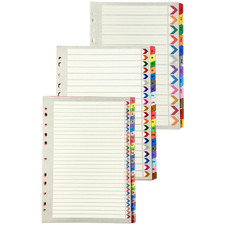 A4 Index File Dividers Office