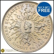 1980 CROWN UNC - THE QUEEN MOTHER'S 80TH BIRTHDAY