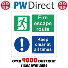 FS233 FIRE ESCAPE ROUTE KEEP