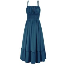 Grace Karin Blue Maxi Dress XL