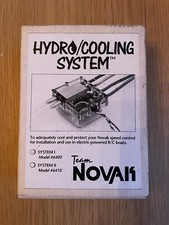 team novak hydro cooling system vintage box and bits parts 80s RC car boat buggy