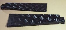 LAND ROVER DEFENDER 110 LOW LINE BLACK CHEQUERPLATE REAR WING CORNER PROTECTORS