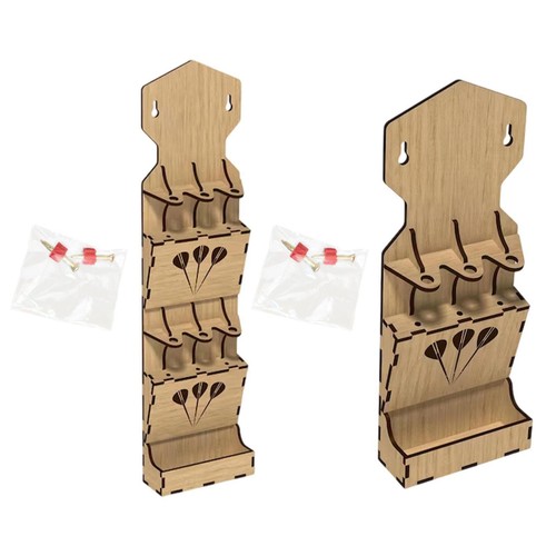 Dart holder showcasing wooden - showcasing,