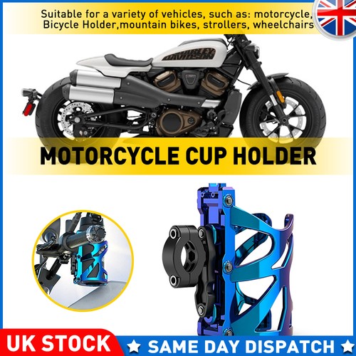 Blue motorcycle handlebar - blue,