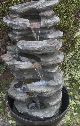 Cascading grey freestanding - cascading,