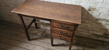 Small Oak Desk, Mid-Century, Extending