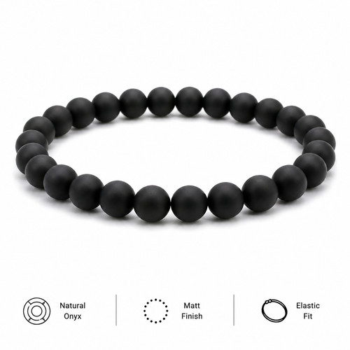 Men beaded bracelet - men's,
