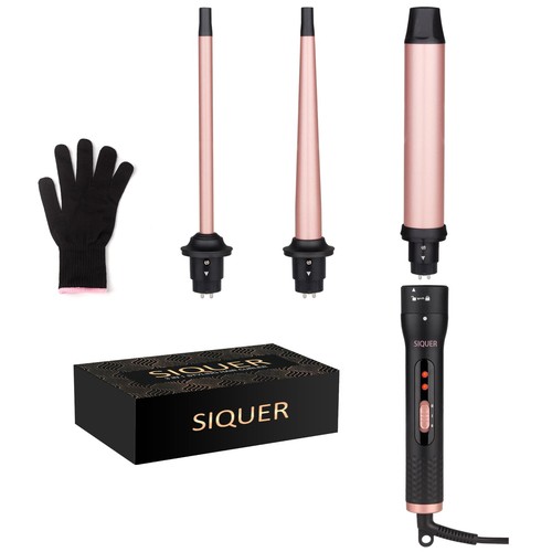 Curling wand set hair - 3-in-1,