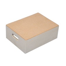 Cork Top Wooden Bath Step Box