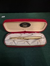 Duke 22K Gold Plated Fountain Pen with Case – Luxury Writing Instrument –...