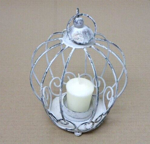 Tea light candle holder - tea, shabby