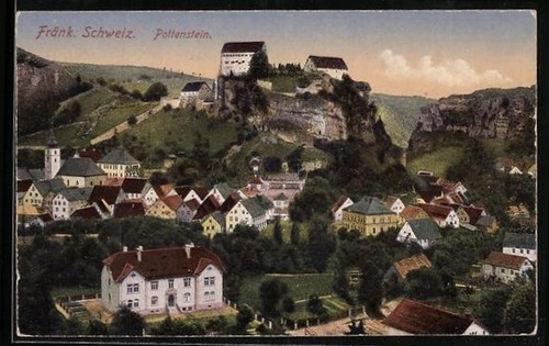 Postcard pottenstein - pottenstein, /