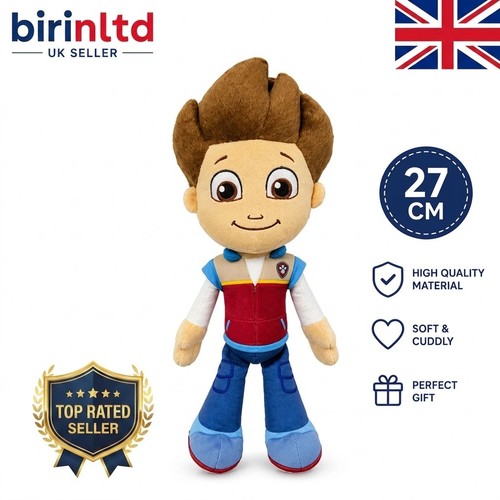 Paw patrol ryder plush doll - ryder,