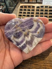 DREAM AMETHYST Carved Heart