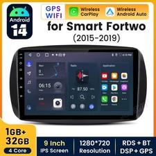 For Benz Smart Forfour Fortwo 453 CarPlay Android14 Radio Car Stereo GPS WIFI BT