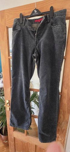 Fcuk mens black corduroy - black, jeans