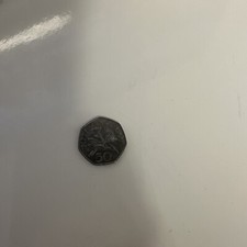 50 pence coin 50p coin Rare Coin Bailiwick Of Guernsey Fifty Freesia Flower 1997